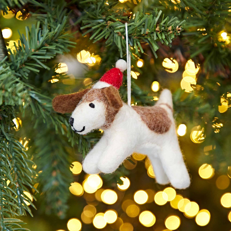 10cm Handmade Wool / Felt Hanging Figurine Ornament