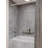 Plus 24" Shampoo Shelf + Grab Bar in Brushed Stainless Steel-120287609