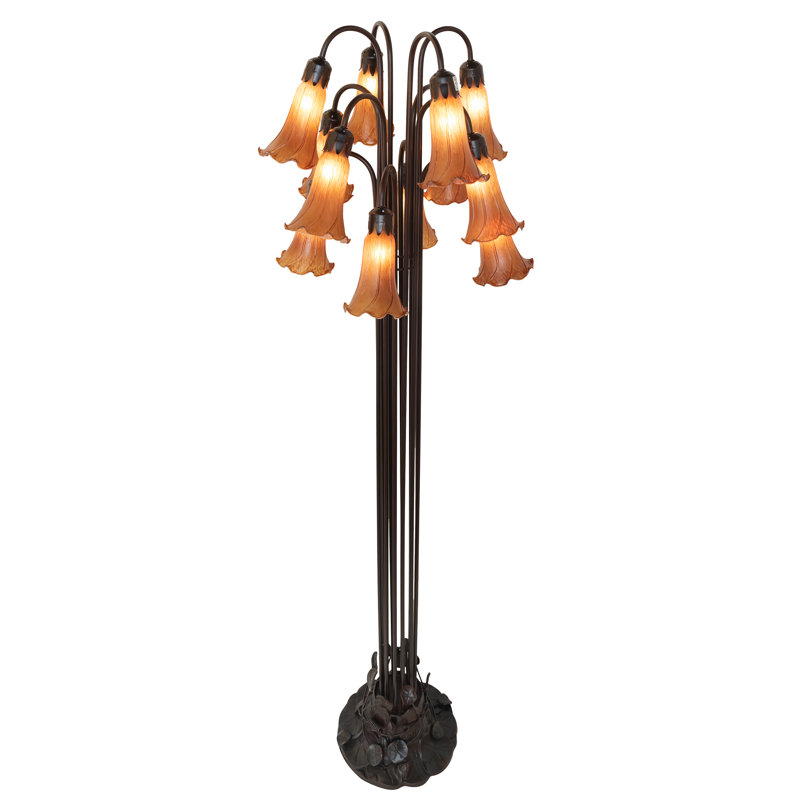 Bueche Tree Floor Lamp, Amber