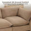 Canapé modulaire avec repose-pieds 31,5 po Annamaria-405591217