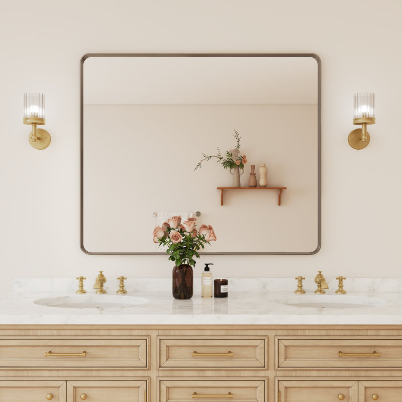 Miroir de salle de bain sur mesure, 48 po x 40 po