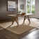 Cipolla Wood Finish 72"-90" Extendable Dining Table