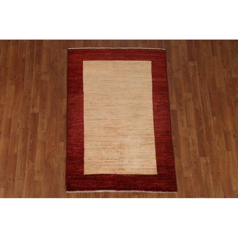 Bordered Gabbeh  Oriental Rug 3x5
