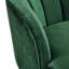 Fauteuil d'appoint rembourré avec pieds en bois-816122633