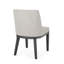 Chaise de salle à manger grise (2 unités) - look polyvalent, structure 2 pièces, style épuré, confort à long terme