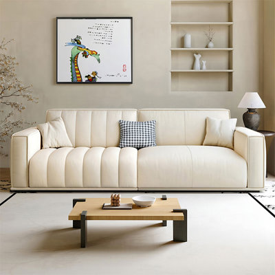 Modern and simple straight-row sofa