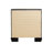 Weathered Gray Grain Finish Nightstand
