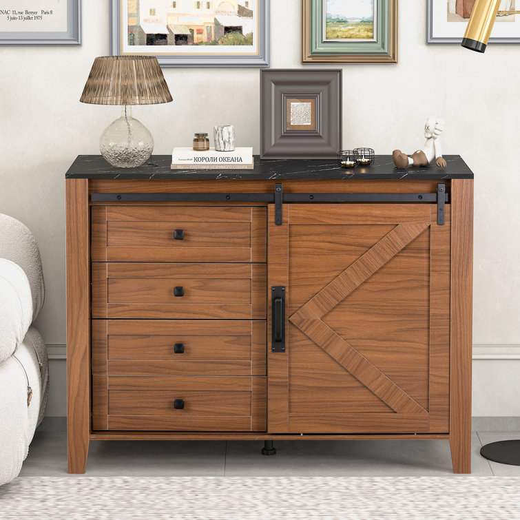 Gracie Oaks Storage Console Table | Wayfair