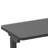 Jacleen Adjustable Height Tempered Glass Steel Desk