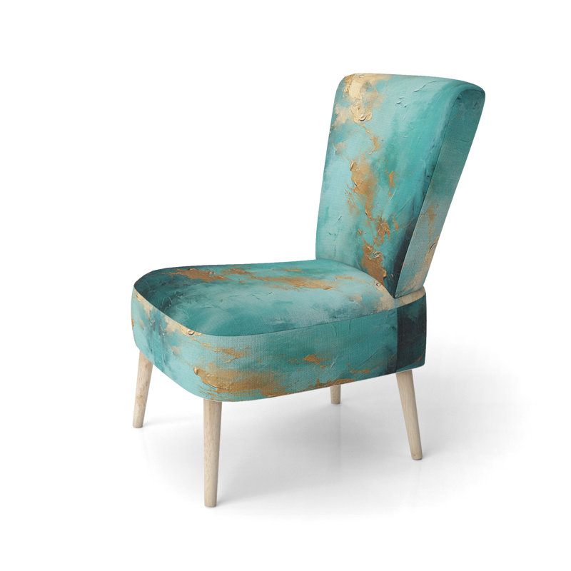 Chaise d'appoint rembourrée Kyandra