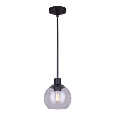 1 - Light Black Single Pendant