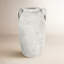 Vase texturé en jonquille et céramique-970003726