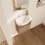 Petit meuble-lavabo avec technologie Soft Clos