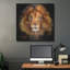  «Lion Portrait» par Kajenna, art mural en métal, 36 po x 36 po-934405345