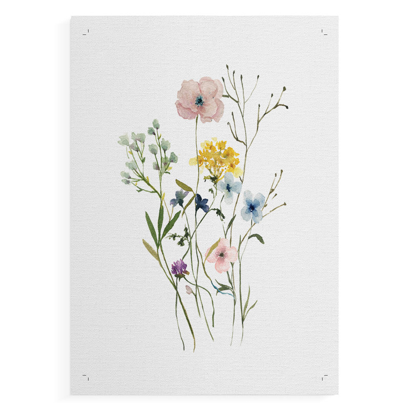 Cottage Garden Study I - Impression sur toile seulement - NON-CADRE, H 18 po x l 12 po