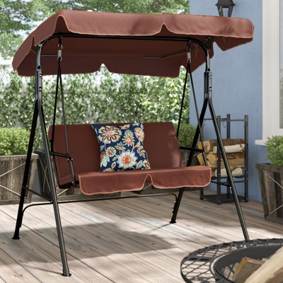 2 Person Porch Swing with Canopy
