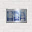  «Blue Geometric Abstract 1» par Wild Apple Portfolio, art mural en métal, 16 po x 12 po-1840865004