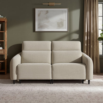 Canapé inclinable électrique de 74,8 po avec réglage indépendant de l'appui-tête et du repose-pieds et ports USB et Type-C intégrés