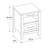 Dwane 2 - Drawer Nightstand-1050998507