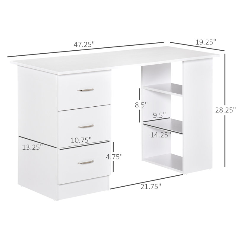 Bureau d'ordinateur 47 po