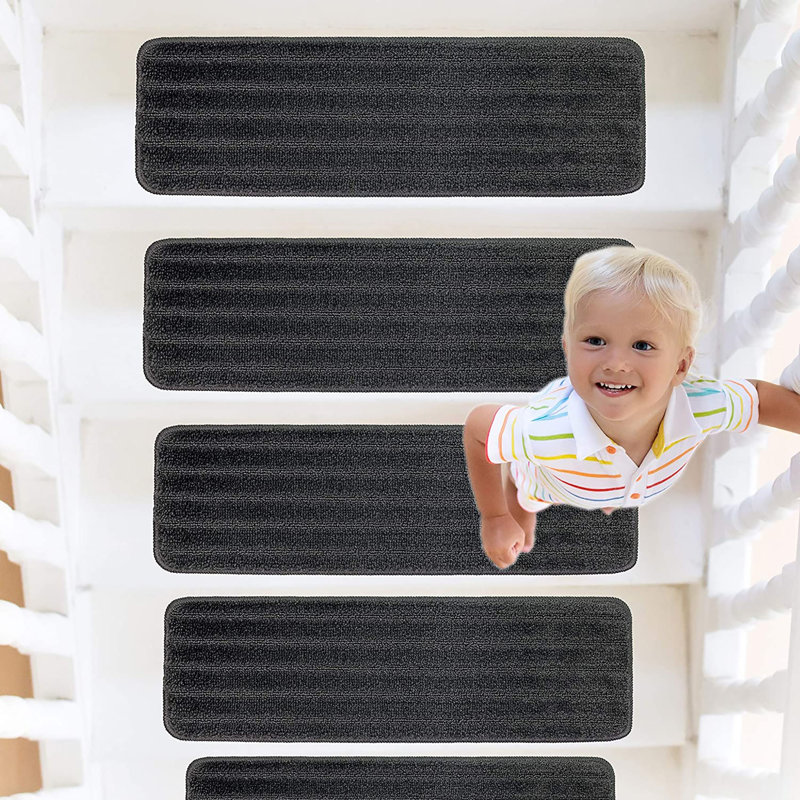 Tapis d'escalier Cotte, Gris foncé
