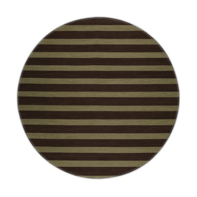 Tapis intérieur / extérieur noir HorizontalStripes