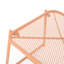 Ensemble de conversation moderne avec siège en filet et structure en métal durable-351535987