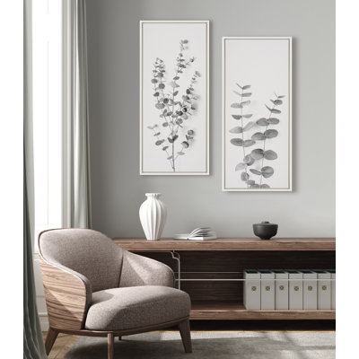«Eucalyptus Botanical II» par The Creative Bunch Studio, reproduction d'art sur toile encadrée