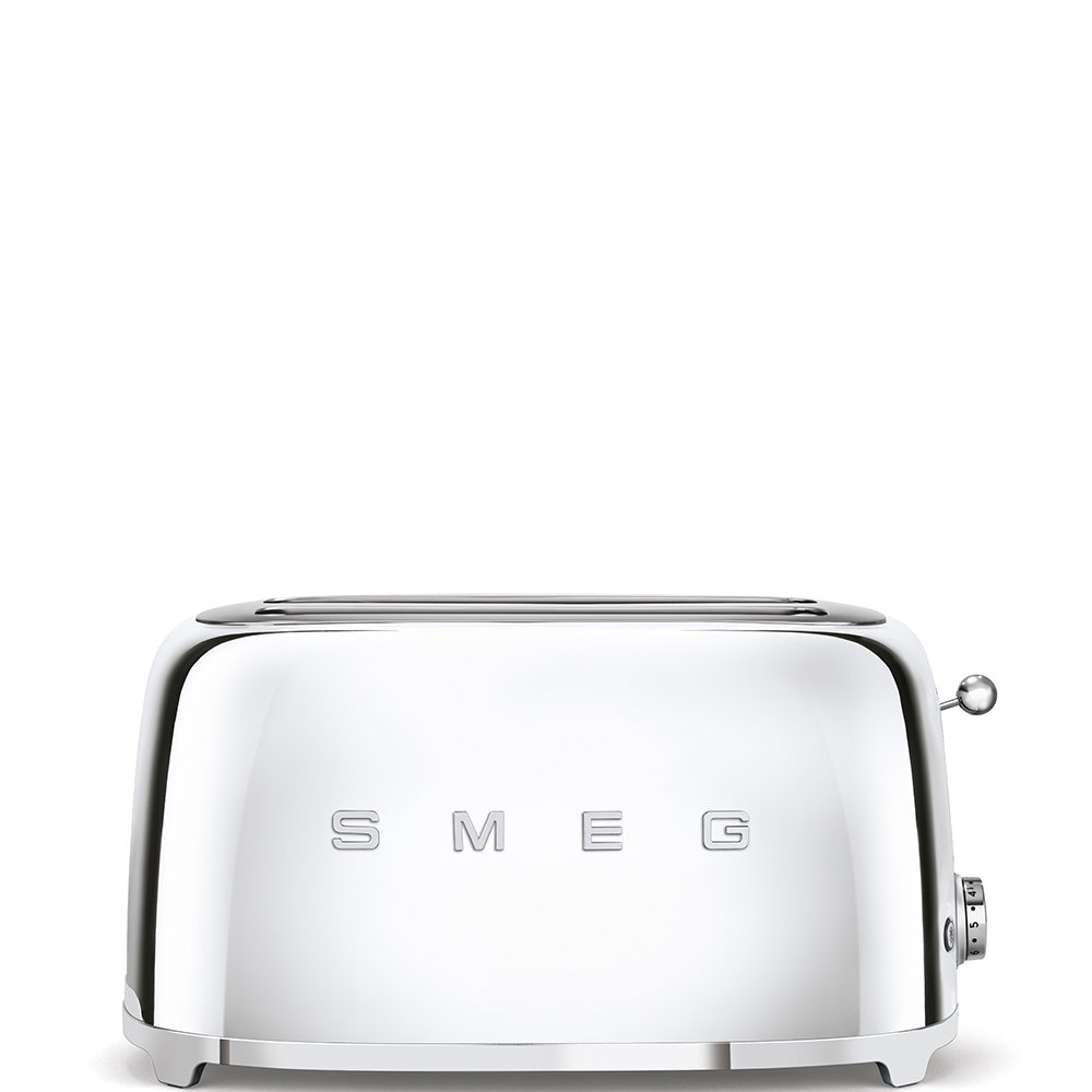 SMEG 50s Style 4-Slice Toaster, Chrome