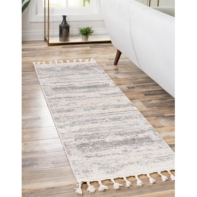 Tapis gris / blanc Algona