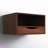 Adeana Poplar Solid Wood Floating Shelf with Drawer-902514627