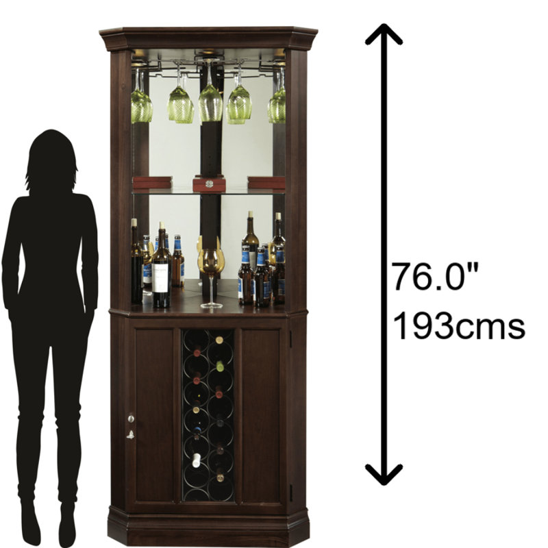 Solid Wood Mini Bar, Espresso