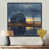 Black Floater Framed