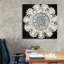 «Epic Graffiti», "Mini Abstract Rosette 4" par Chariklia Zarris, art mural sur toile, 37 po x 37 po