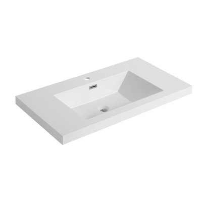 Modern Style Bathroom Resin Sink