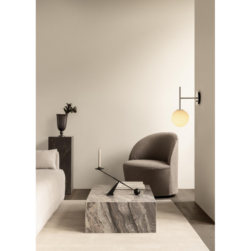 TR 1 - Light Armed Sconce, Polished Steel