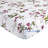 Marina Decoration Home Decor Bedding Bedroom Bedsheet Soft Silky Deep Pocket Rayon from Bamboo All Season 6 Pieces Printed Sheet Set with 4 Pillowcases, Pink Light Floral Pattern Double/Full Size-310552622