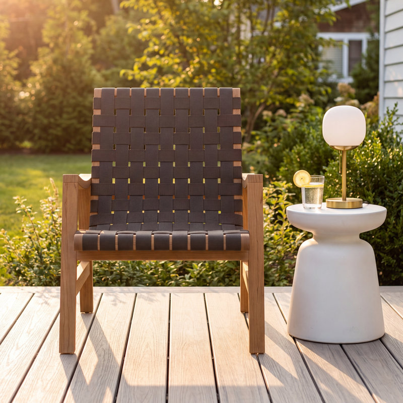Harland Teak Outdoor Lounge Chair