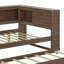 Daybed With Storage Shelves, USB, LED, And Trundle-314043649