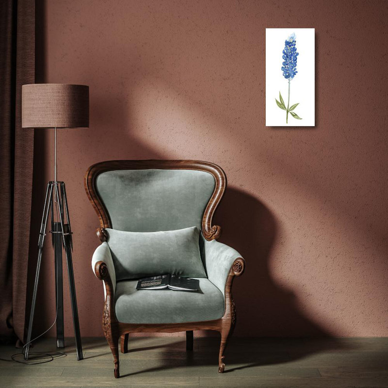 Art sur toile tendue Red Barrel Studio® Popp, Grace Gallery, Blue Bonnets I (ASH)