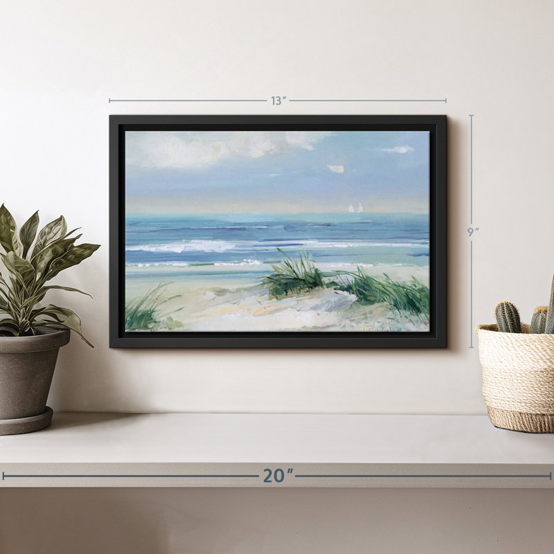 Plage «Coastal Breezes Wall Art», H 9 po x l 13 po