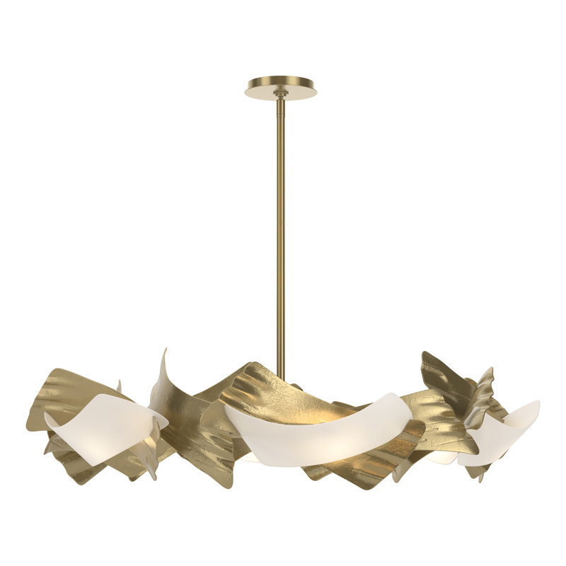Crest 6 - Light Novelty Pendant, Modern Brass