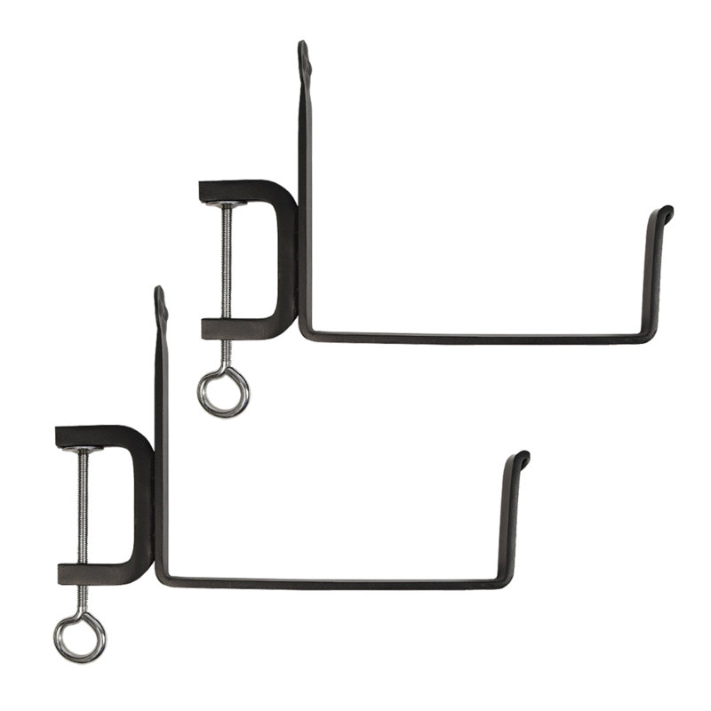 Support à pince Leia, H 7,25 po x l 8 po x P 1 po