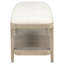 Banc de chambre Lucaire capitonné en grès