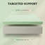 Matelas en mousse viscoélastique imprégnée de thé vert Herbal Fusion Collection, grand, blanc-1190129708-1190452641