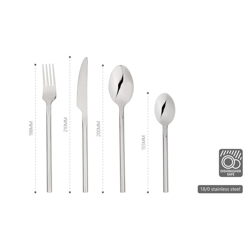 Algot 24 Piece Cutlery Set Service for 6