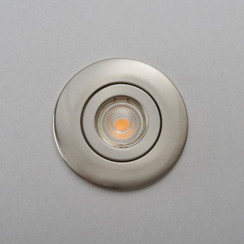Decorative 14cm Recessed Lighting Kit, Satin Nickel