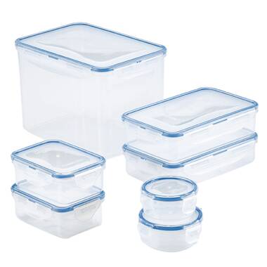 Joseph Joseph Nest Lock Plastic BPA Free Food Storage Container Set with  Lockable Airtight Leakproof Lids, 10-Piece, Multi-Color