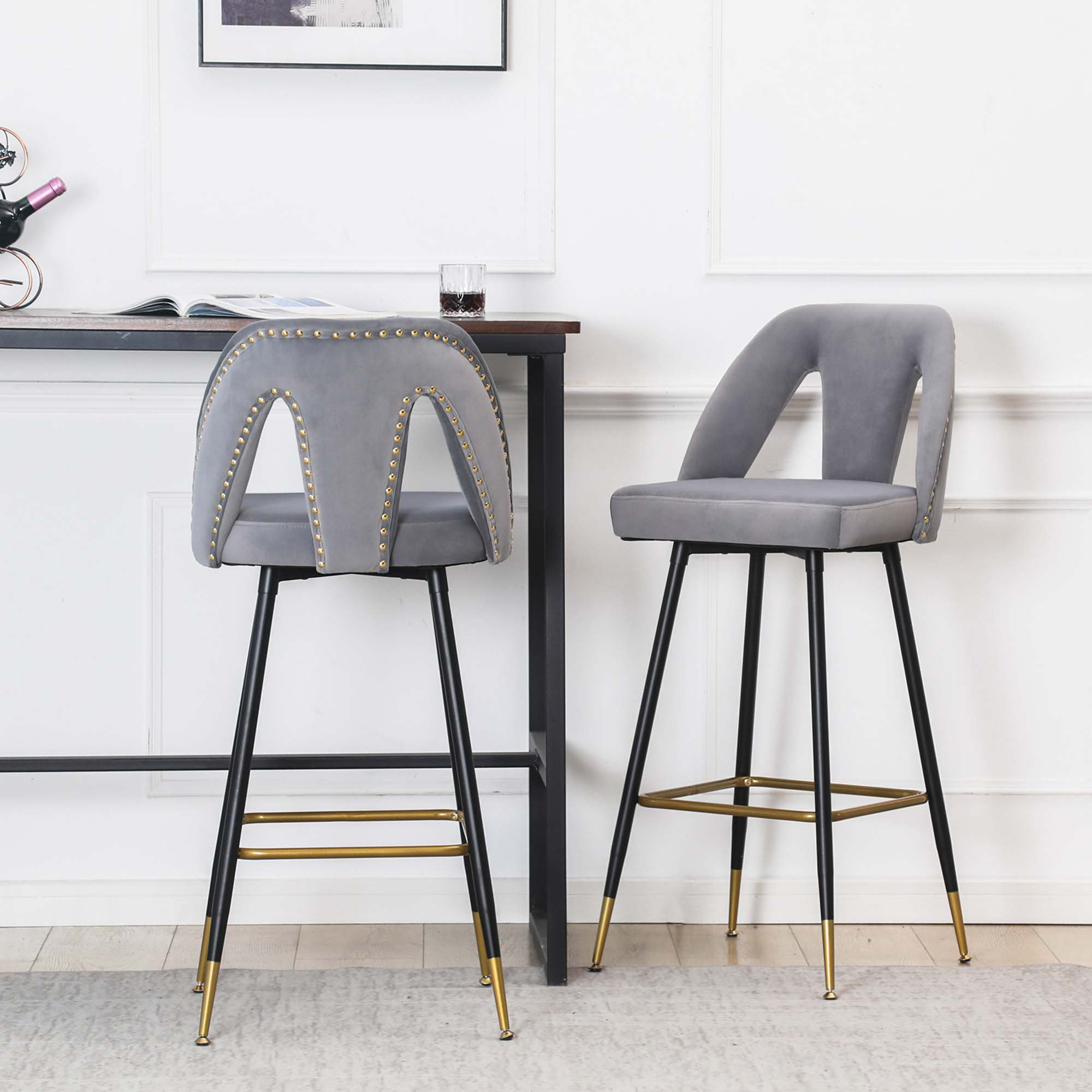 Counter stool metal discount legs