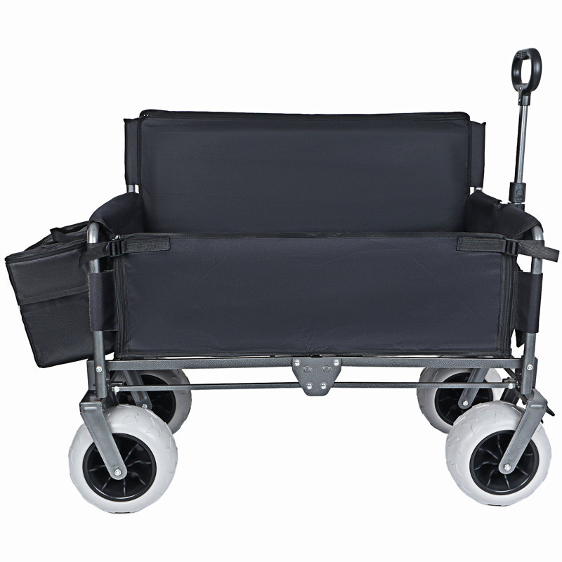 Chariot pliable avec banc Sea, Black